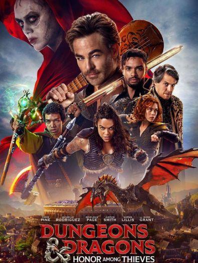 Dungeons and Dragons cast in movie poster